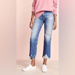 AG Adriano Goldschmied Women’s Rhett Vintage High-waisted Jeans in City Blue